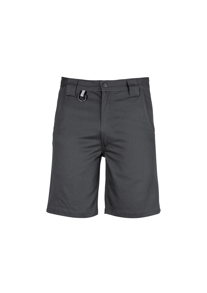 ACTIV EMBROIDERY DESIGNS. UNIFORMS. PLAIN UTILITY SHORT. MENS.