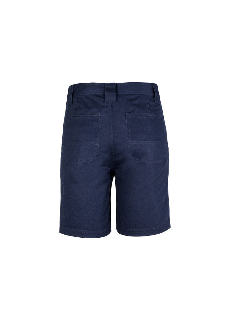 ACTIV EMBROIDERY DESIGNS. UNIFORMS. PLAIN UTILITY SHORT. MENS.