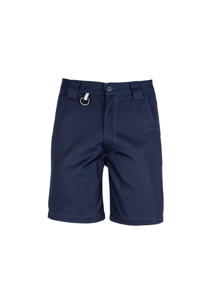 ACTIV EMBROIDERY DESIGNS. UNIFORMS. PLAIN UTILITY SHORT. MENS.
