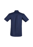 ACTIV EMBROIDERY DESIGNS. UNIFORMS. LIGHT WEIGHT TRADIE SHIRT SHORT SLEEVE. MENS.