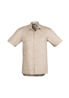 ACTIV EMBROIDERY DESIGNS. UNIFORMS. LIGHT WEIGHT TRADIE SHIRT SHORT SLEEVE. MENS.
