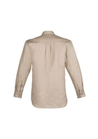 ACTIV EMBROIDERY DESIGNS. UNIFORMS. LIGHTWEIGHT TRADIE SHIRT LONG SLEEVE. MENS.