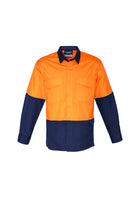ACTIV EMBROIDERY DESIGNS. UNIFORMS. RUGGED COOLING HI VIS SPLICED SHIRT. MENS.