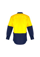 ACTIV EMBROIDERY DESIGNS. UNIFORMS. RUGGED COOLING HI VIS SPLICED SHIRT. MENS.