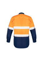 ACTIV EMBROIDERY DESIGNS. UNIFORMS. RUGGED COOLING TAPED HI VIS SPLICED SHIRT. MENS.