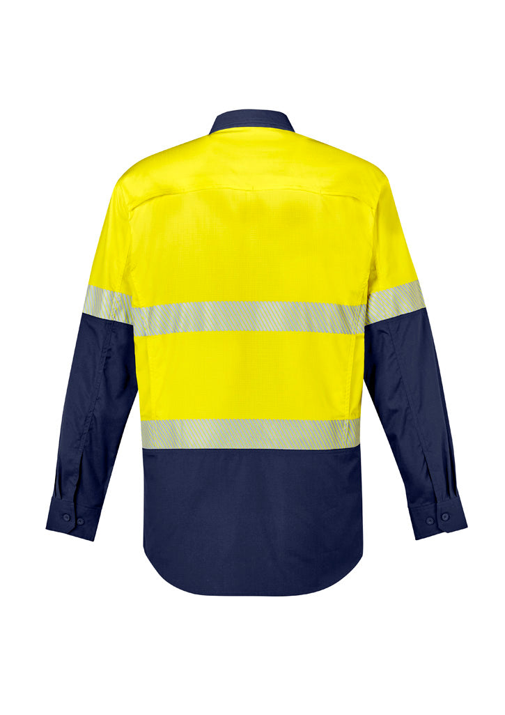 Rugged Cooling Hi Vis Segmented Tape L/S Shirt (Mens)