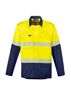 Rugged Cooling Hi Vis Segmented Tape L/S Shirt (Mens)