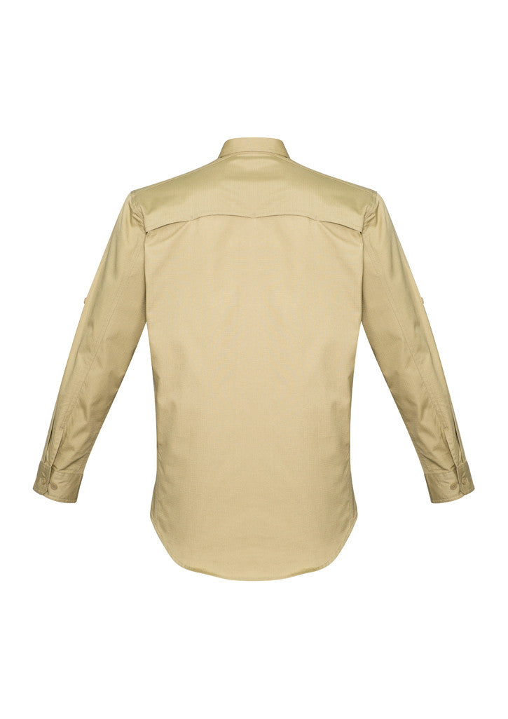 ACTIV EMBROIDERY DESIGNS. UNIFORMS. RUGGED COOLING LONG SLEEVE SHIRT. MENS.