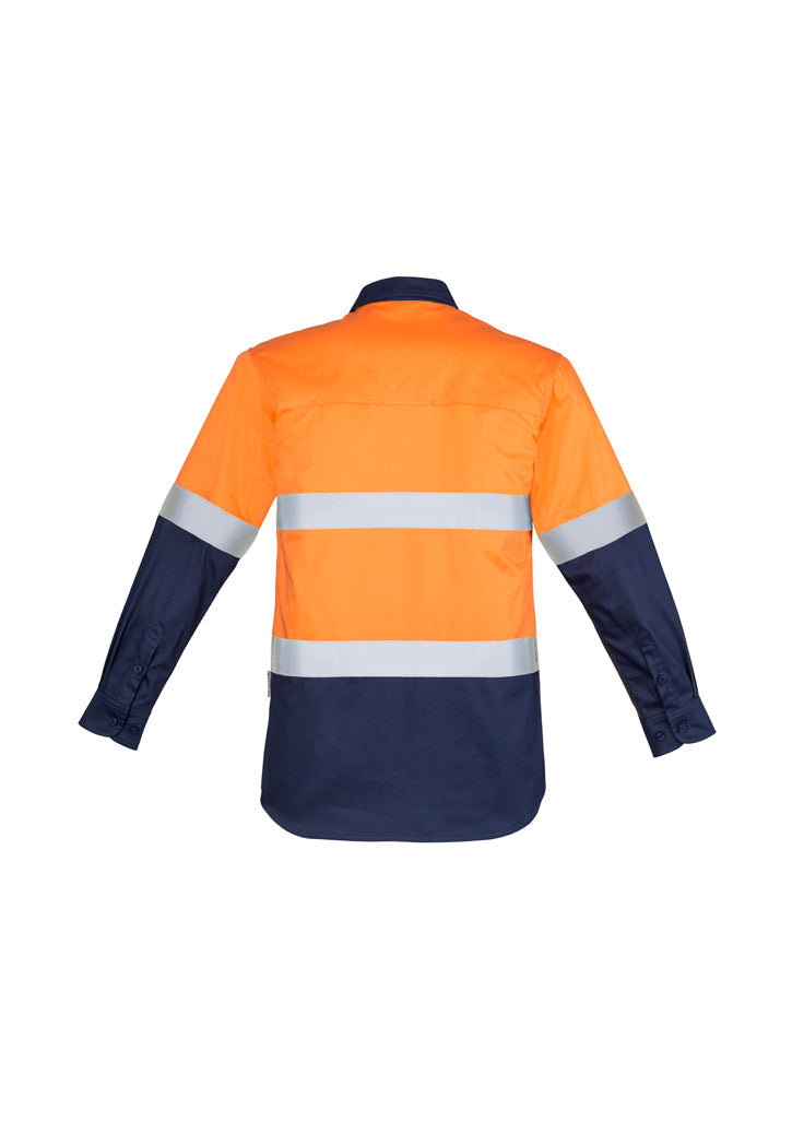 Hi Vis Hoop Taped Closed Front L/S SHIRT (Mens)