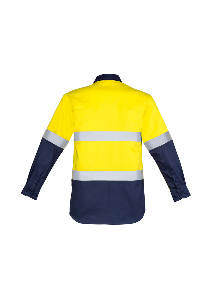 Hi Vis Hoop Taped Closed Front L/S SHIRT (Mens)