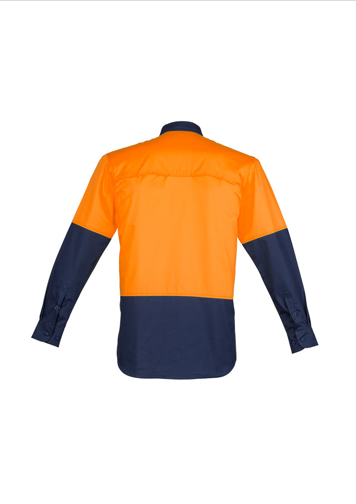 Hi Vis Closed Front L/S Shirt (Mens)