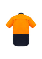 ACTIV EMBROIDERY DESIGNS. UNIFORMS. RUGGED COOLING HI VIS SPLICED SHORT SLEEVE MENS.