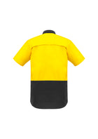 ACTIV EMBROIDERY DESIGNS. UNIFORMS. RUGGED COOLING HI VIS SPLICED SHORT SLEEVE MENS.