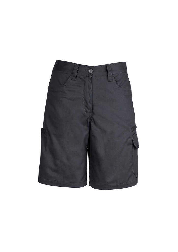 ACTIV EMBROIDERY DESIGNS. UNIFORMS. PLAIN UTILITY SHORT. LADIES.