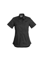 ACTIV EMBROIDERY DESIGNS. UNIFORMS. LIGHTWEIGHT TRADIE SHIRT SHORT SLEEVE. LADIES.