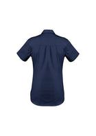 ACTIV EMBROIDERY DESIGNS. UNIFORMS. LIGHTWEIGHT TRADIE SHIRT SHORT SLEEVE. LADIES.