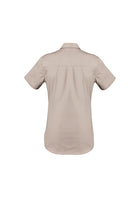 ACTIV EMBROIDERY DESIGNS. UNIFORMS. LIGHTWEIGHT TRADIE SHIRT SHORT SLEEVE. LADIES.