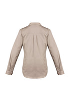 ACTIV EMBROIDERY DESIGNS. UNIFORMS. LIGHTWEIGHT TRADIE SHIRT LONG SLEEVE. LADIES.