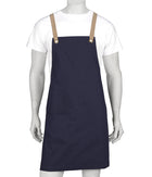 ACTIV EMBROIDERY DESIGNS. UNIFORMS. BROOKLYN CANVAS BIB APRON.