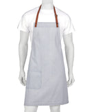 ACTIV EMBROIDERY DESIGNS. UNIFORMS. BYRON DENIM BIB APRON.