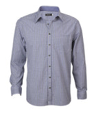 ACTIV EMBROIDERY DESIGNS. UNIFORMS. HUDSON LONG SLEEVE SHIRT. MENS.
