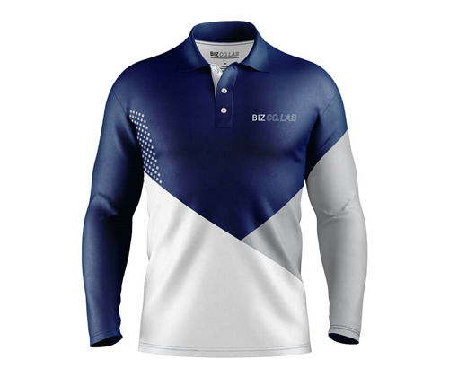 Sublimation Set In Long Sleeve Polo