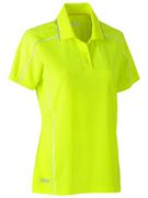 bkl1425 Cool Mesh Polo With Reflective Piping (Women)