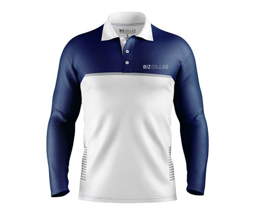 Sublimation Set In Long Sleeve Polo