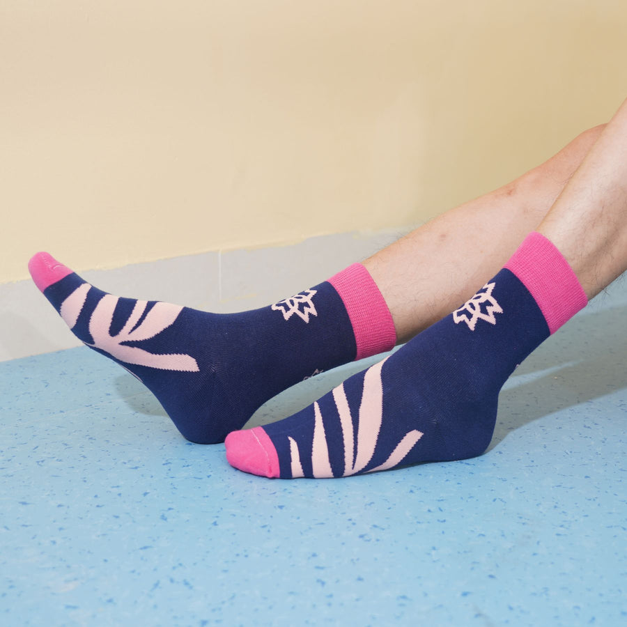 Crew Custom Pattern Woven Socks