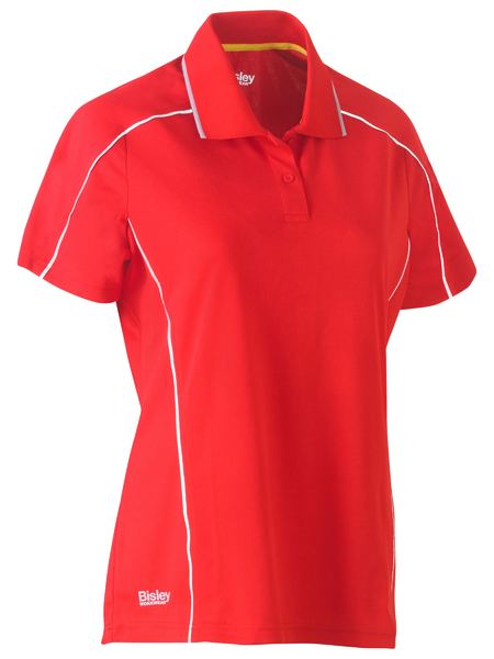 Cool Mesh Polo With Reflective Piping (Women)