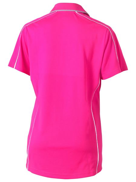 Cool Mesh Polo With Reflective Piping (Women)