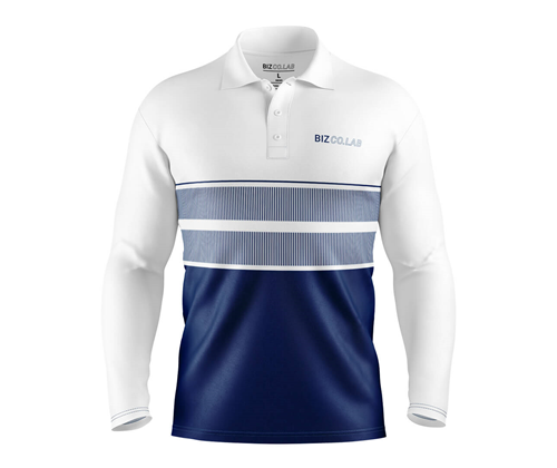 Sublimation Set In Long Sleeve Polo