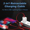 3-in-1 Retractable Charging Cable