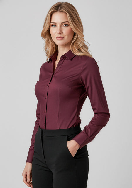 Hudson 100% Cotton Long Sleeve Shirt (Womens)