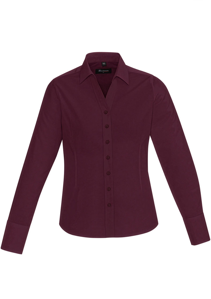 Hudson 100% Cotton Long Sleeve Shirt (Womens)