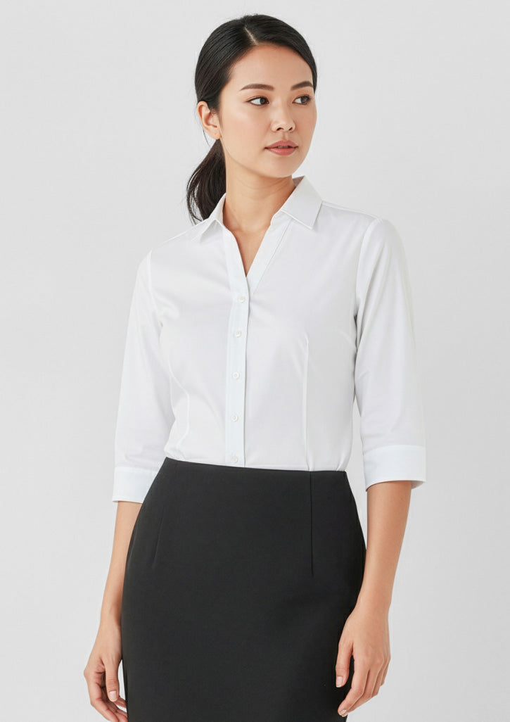 Hudson 100% Cotton 3/4 Sleeve Shirt (Womens)