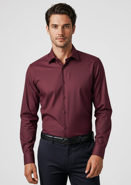 Hudson 100% Cotton Long Sleeve Shirt (Mens)
