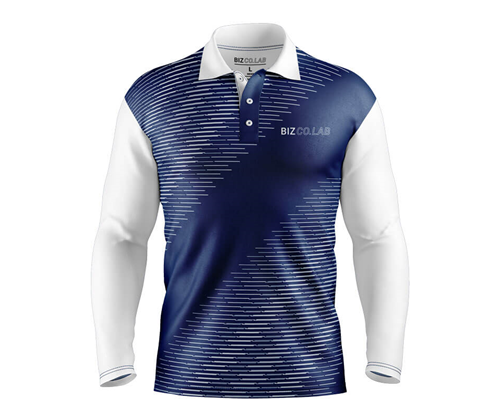 Sublimation Set In Long Sleeve Polo