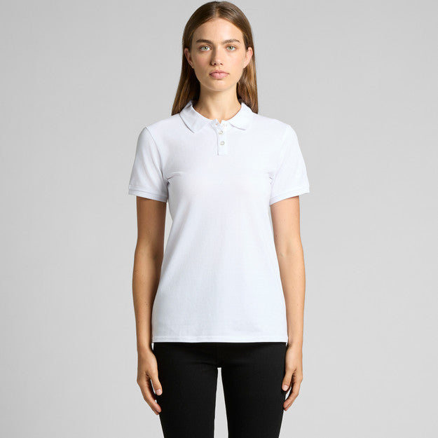 As Colour Womens 100% Cotton Pique Polo (Q10+)