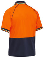 Hi Vis Recycled Polyester V-Neck S/S  Polo