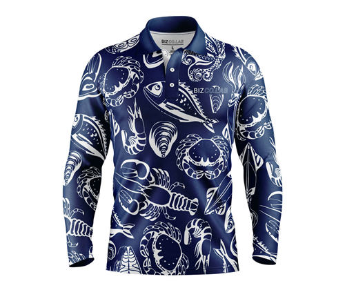 Sublimation Set In Long Sleeve Polo