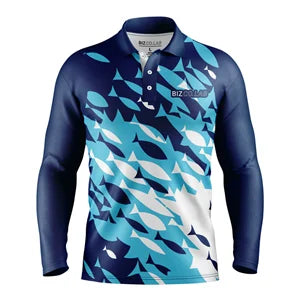 Sublimation Set In Long Sleeve Polo