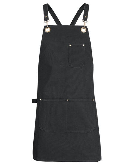 Brass Eyelet Canvas Apron with PU Strap (65x75)