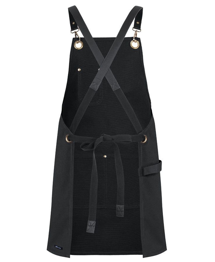 Brass Eyelet Canvas Apron with PU Strap (65x75)