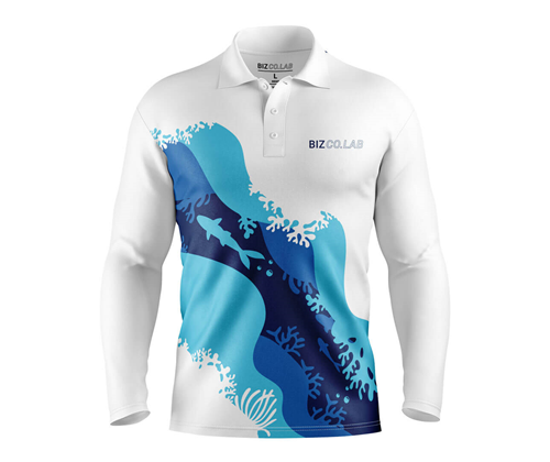 Sublimation Set In Long Sleeve Polo