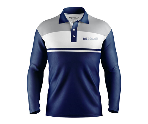 Sublimation Set In Long Sleeve Polo