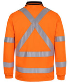 Hi Vis L/S NSW/QLD Rail Biomotion X-Back Polo