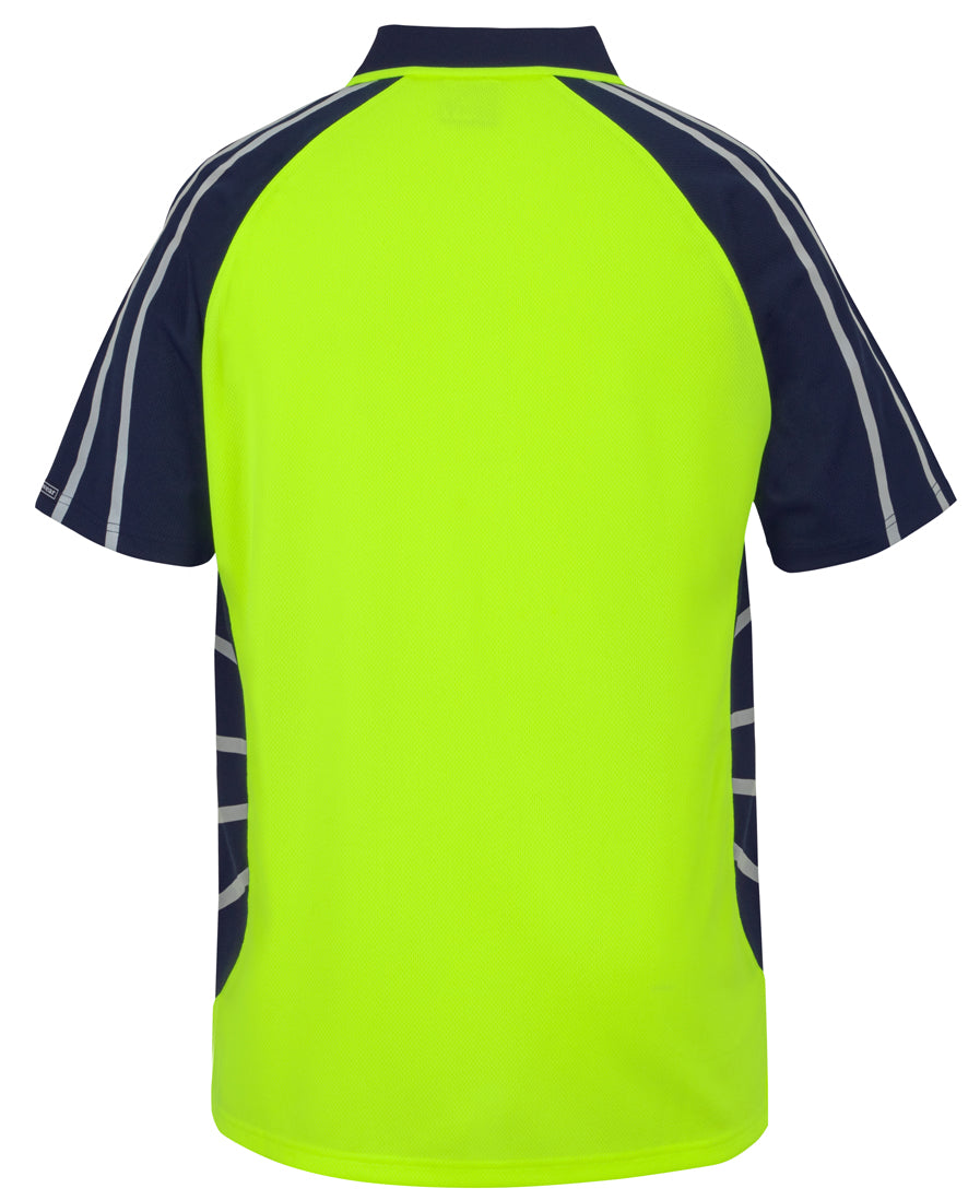 JB's Street Spider Polo with Reflective Transfer rint Stripes