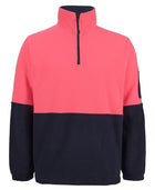 Hi Vis 1/2 Zip Polar Fleece