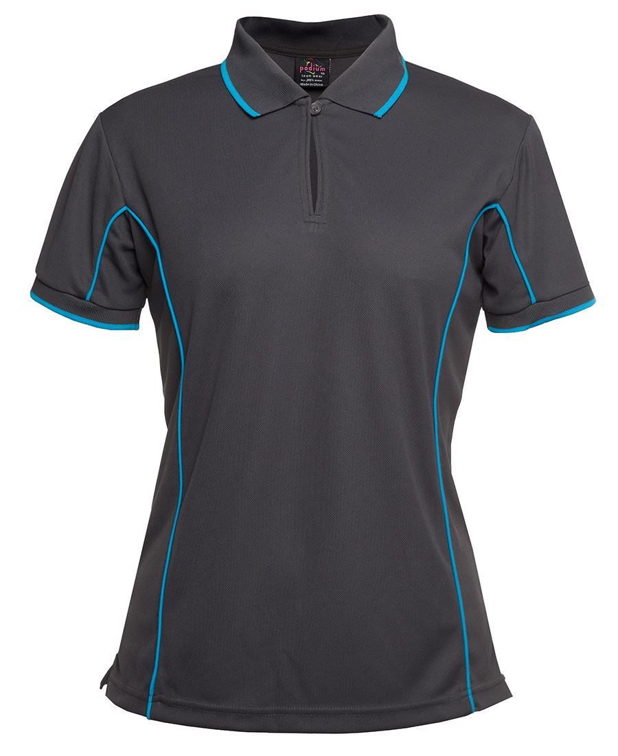 Short Sleeve Piping Polo (Ladies) - Extra Colours